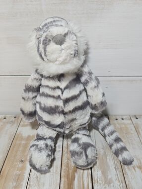 Jellycat Bashful Snow Tiger Medium Retired